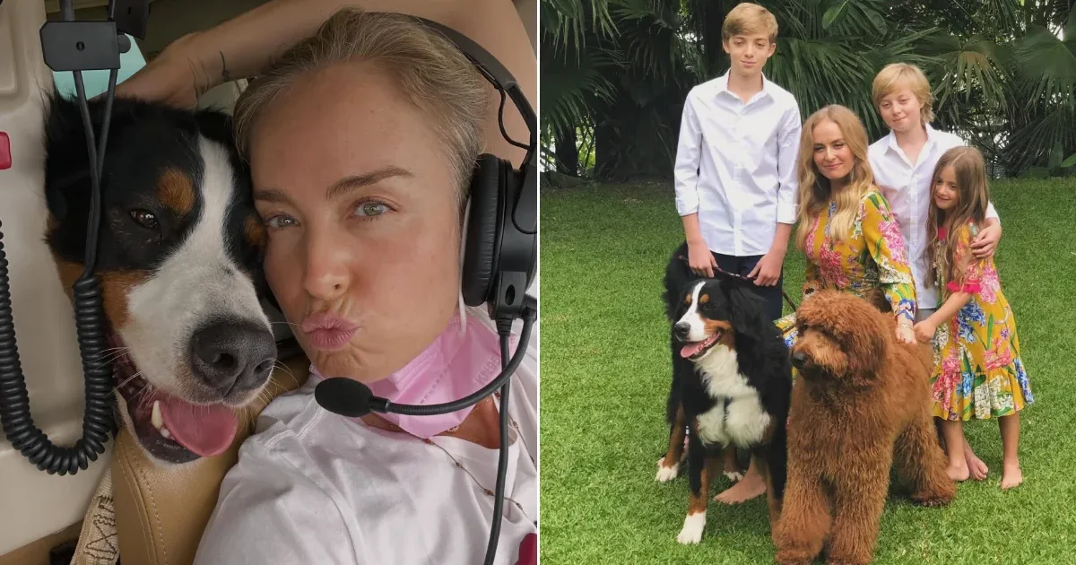 Angélica se despede do cachorro Obama