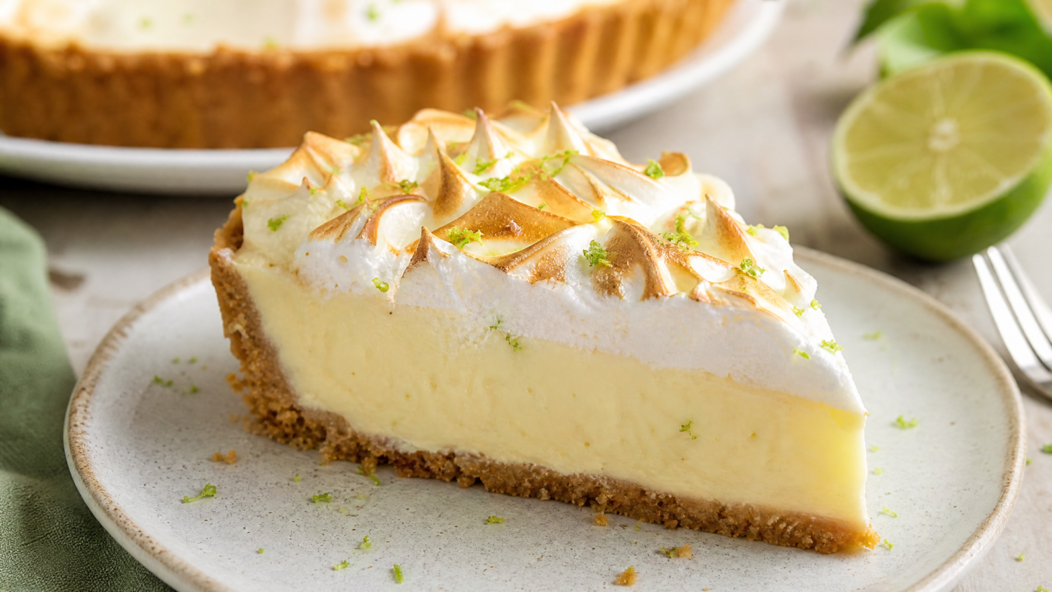 Torta de limão cremosa