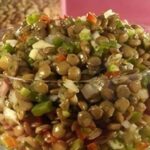 salada de lentilha simples e saborosa