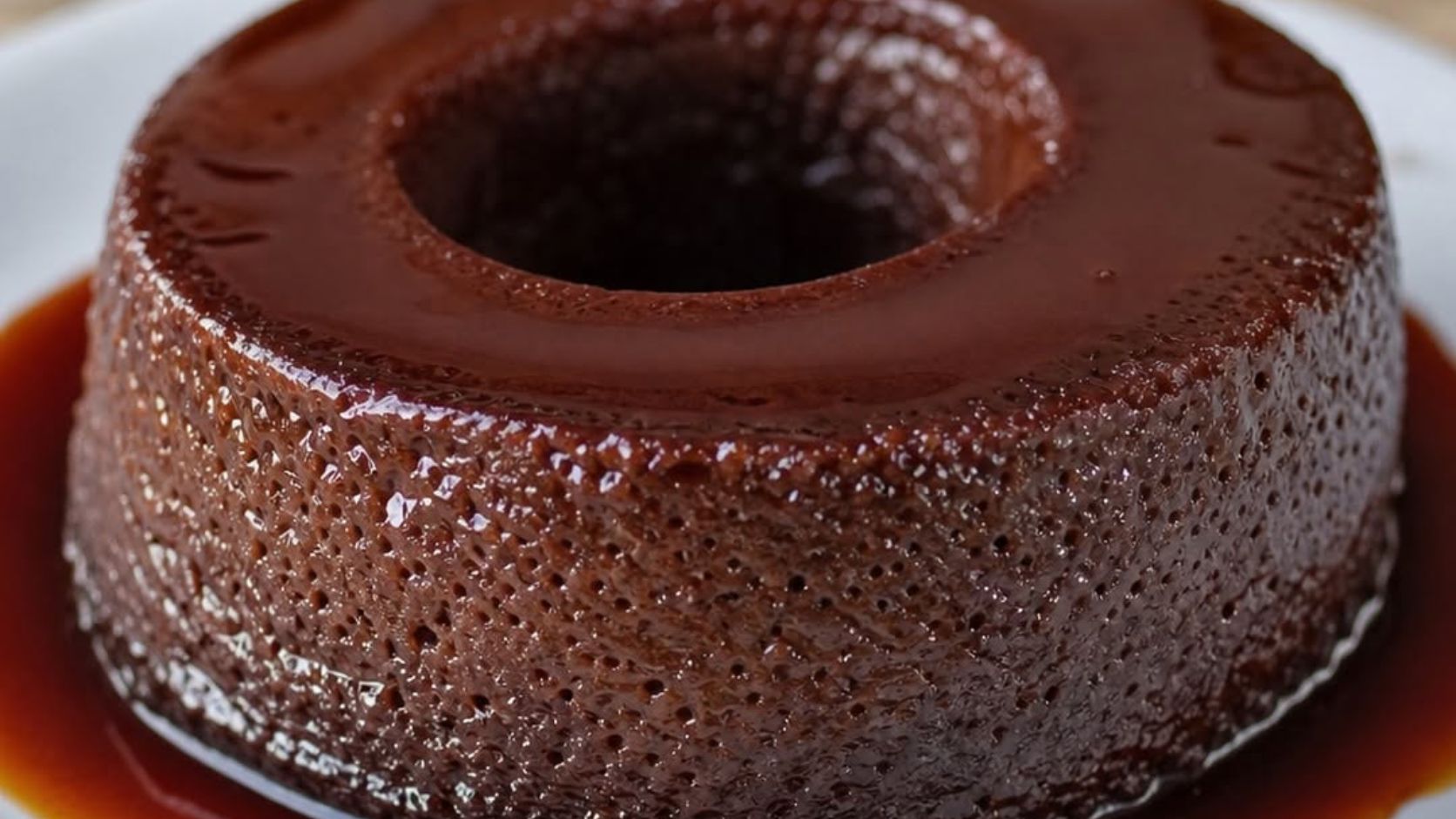 Pudim de chocolate